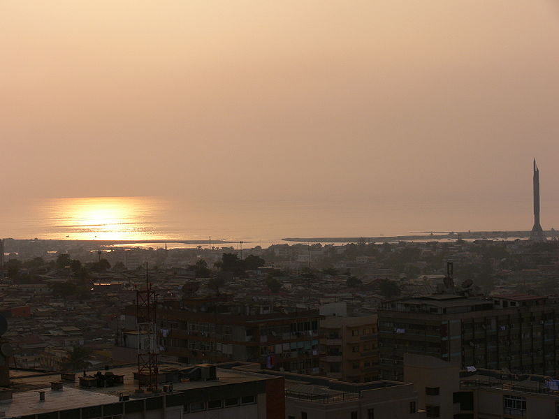 Vista de Luanda, capital de Angola