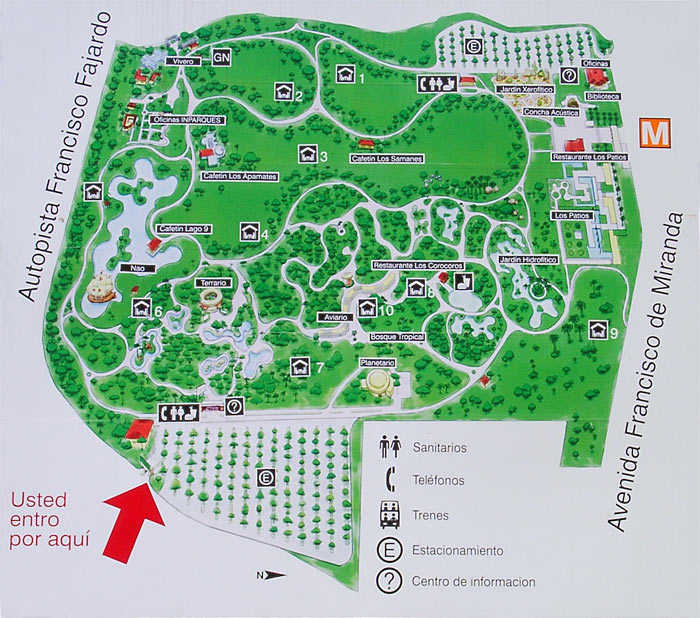 Planta do Parque